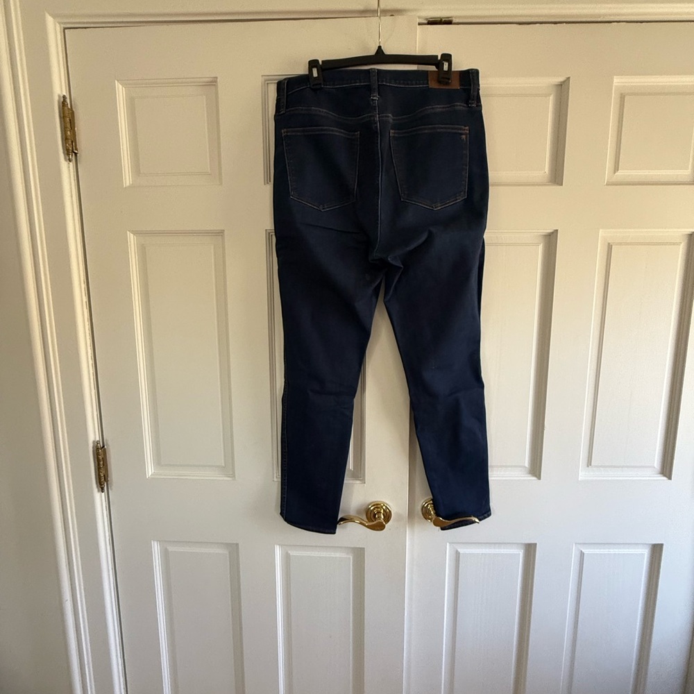 Madewell Skinny Blue Jeans with Timeless Indigo Finish - Picture 3 of 5